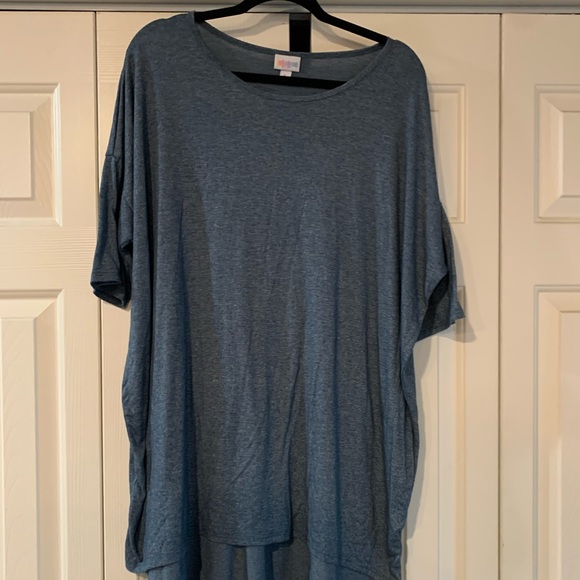 Lula Roe blue top xl - Picture 1 of 5